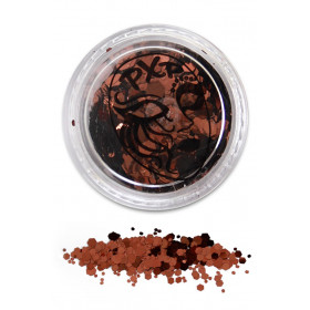 PXP Glitter grof dark copper